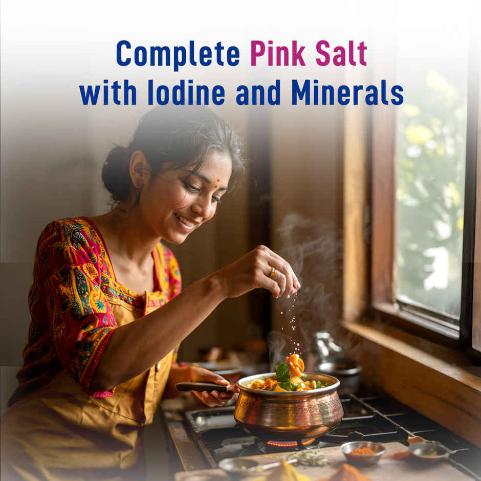 Captain Cook Pink Rock Salt | Premium Iodised Sendha Namak | Himalayan Pink Salt