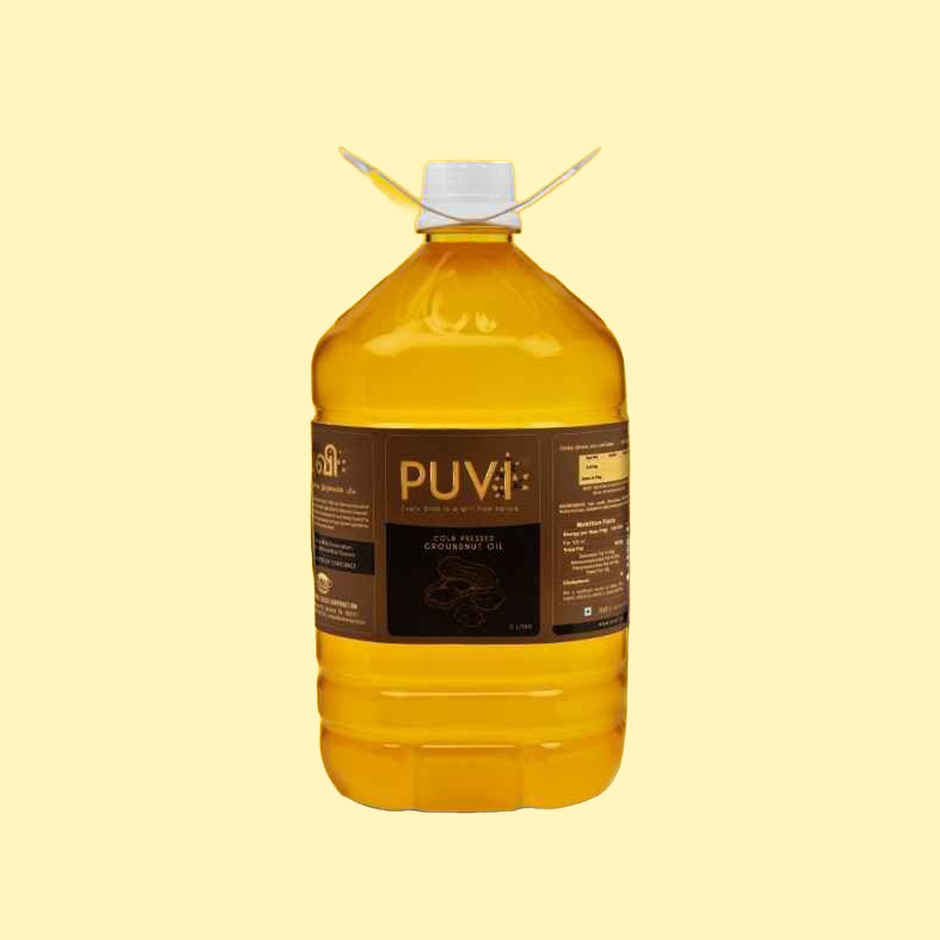 Puvi Groundnut (Peanut) Cold Pressed Oil | Healthy Cooking Oil