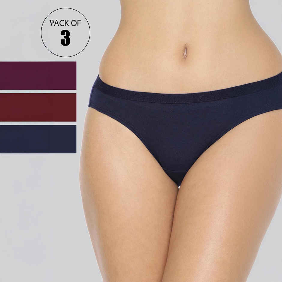 Lyra Women's Bikini Panty Solid | L (Colour May Vary)