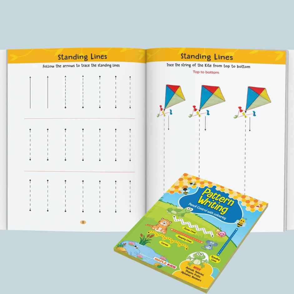 Pattern Writing - Pencil Control Activity Book For Kids | Age 2-5