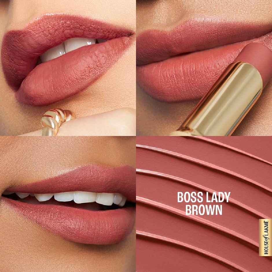 Lakme 9to5 Hya Matte Lipstick | Boss Lady Brown