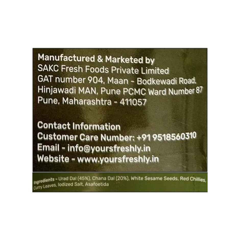 Yours Freshly Gunpowder Podi