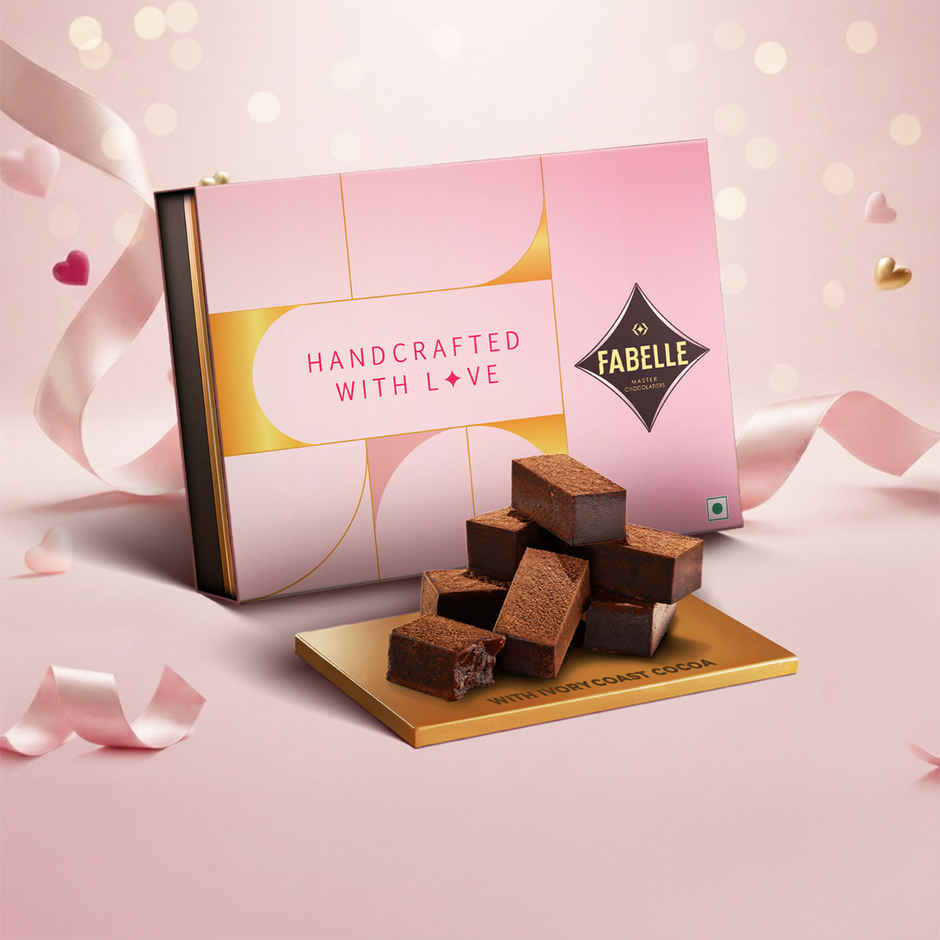 Fabelle Ganache Creamy Milk 20 Smooth Handcrafted Chocolate Cubes