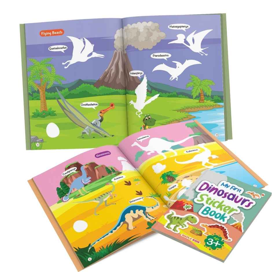 My First Sticker Book - Dinosaurs - Activity Book For Kids With 50+ Stickers | Age 3+