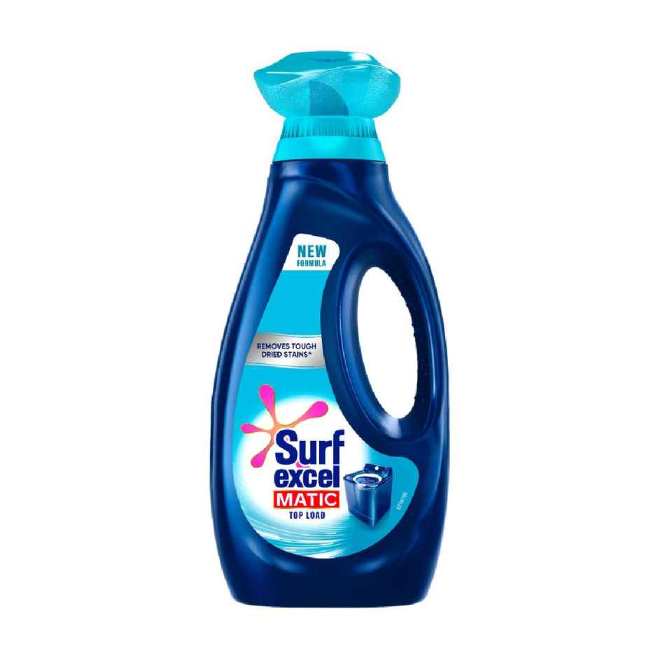 Surf Excel Matic Top Load Detergent Liquid Refill | Tough Dried Stain Removal (1L) & Comfort Morning Fresh After Wash Fabric Conditioner (860ml) Combo