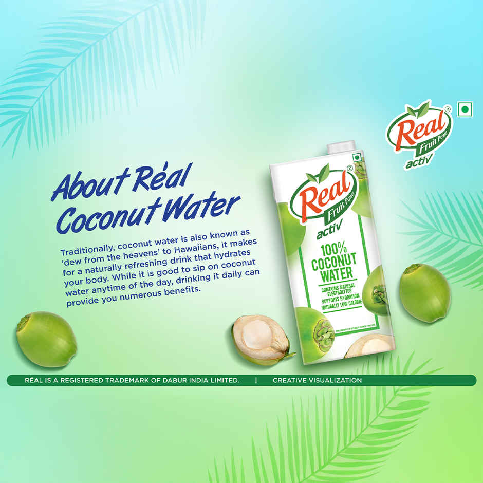 Real Activ Coconut Water - No Added Sugars