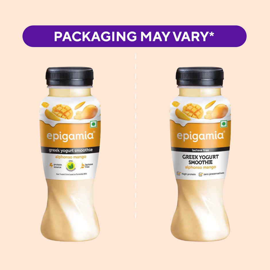 Epigamia Greek Yogurt Mango Flavoured Smoothie