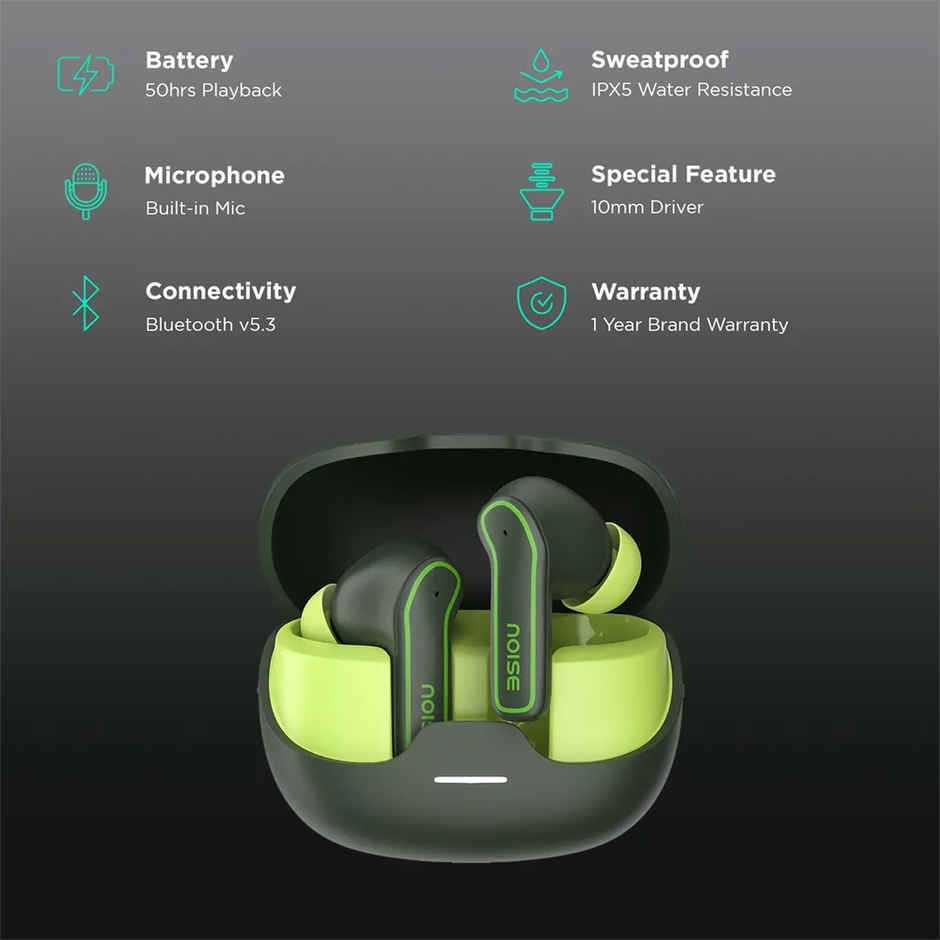 Noise Pop Buds Bluetooth Earbuds (Quad Mic with ENC)