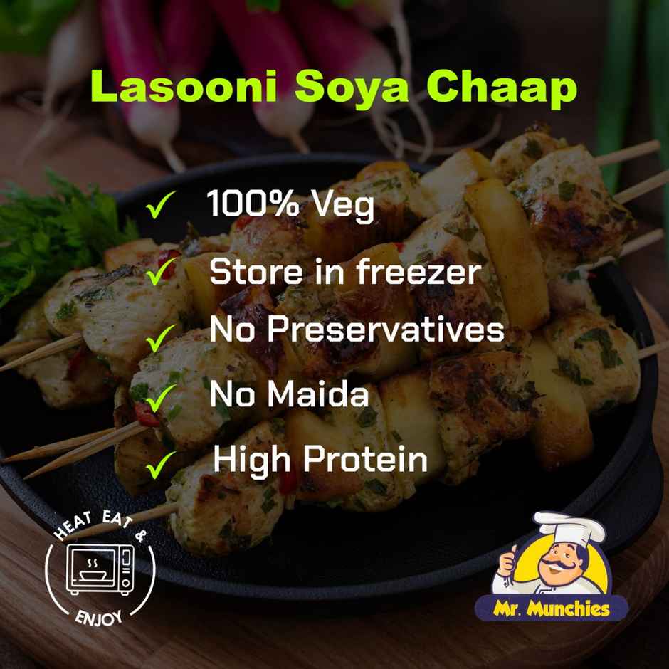 Mr. Munchies Lasooni Soya Chaap