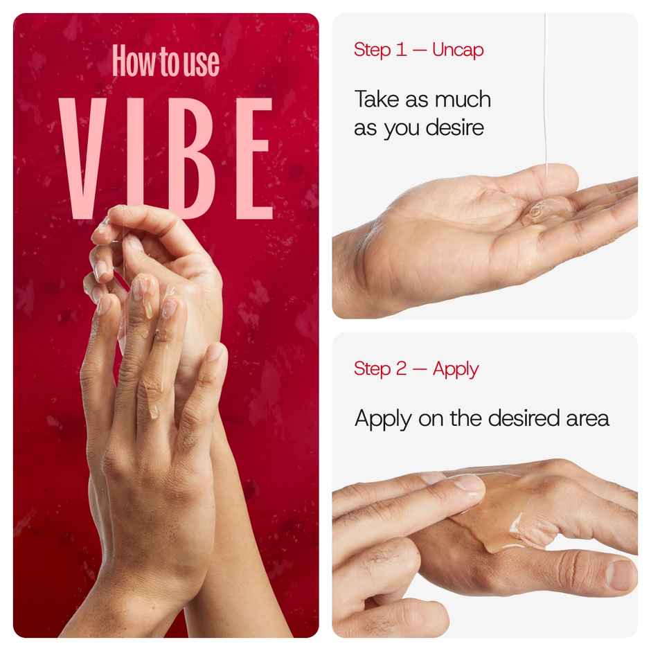 Bold Care Vibe Cherry Water-Based Lubricant