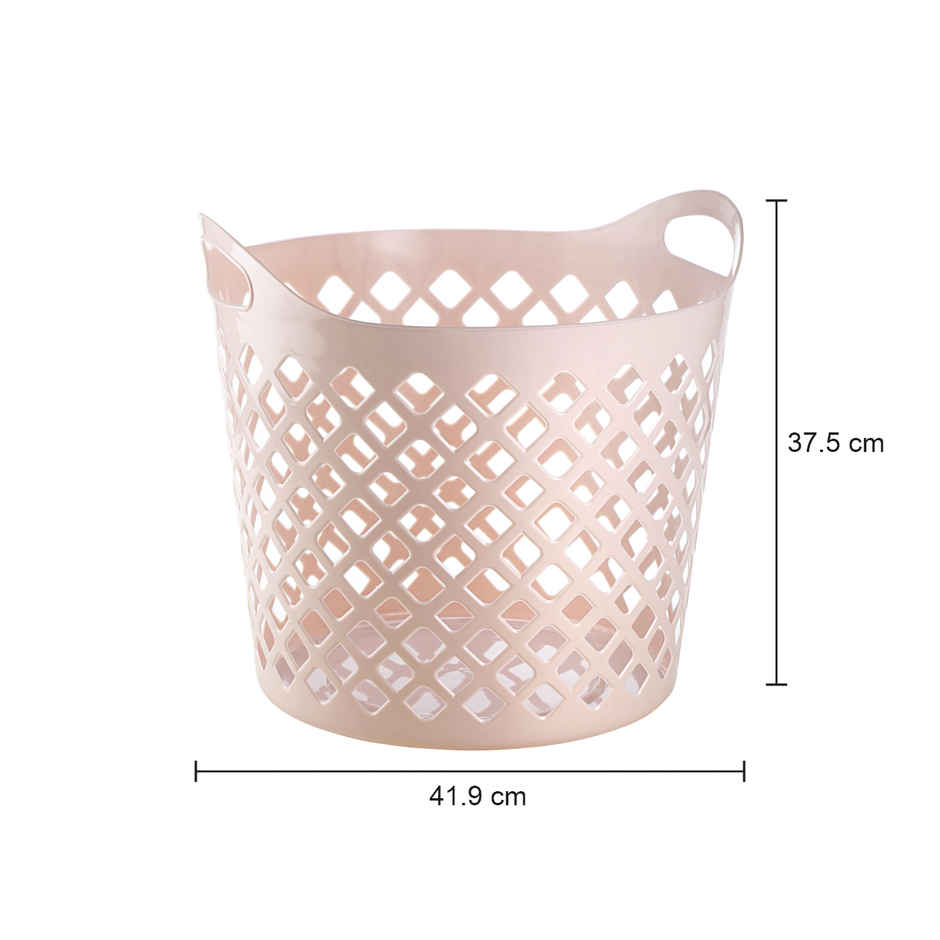Joyo Diamond Laundry Basket | Royal Light Brown