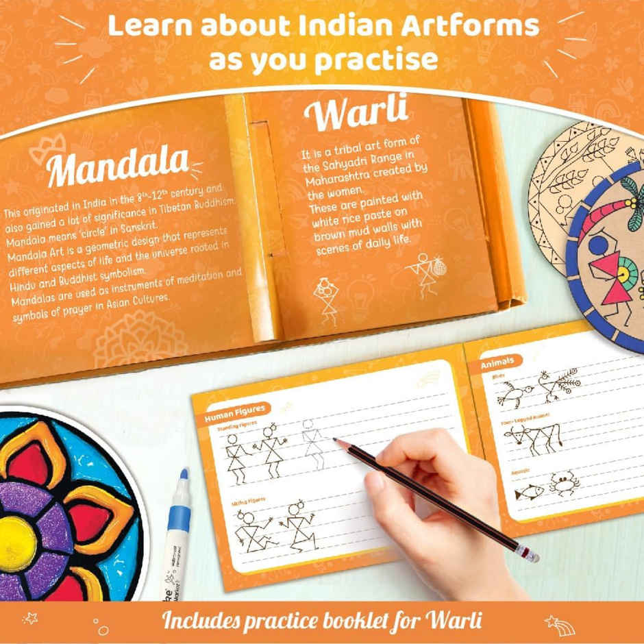 Imagimake Indian Art Forms - Art & Craft Kit | Creative Birthday Gifting Toys for kids (8+ Years)
