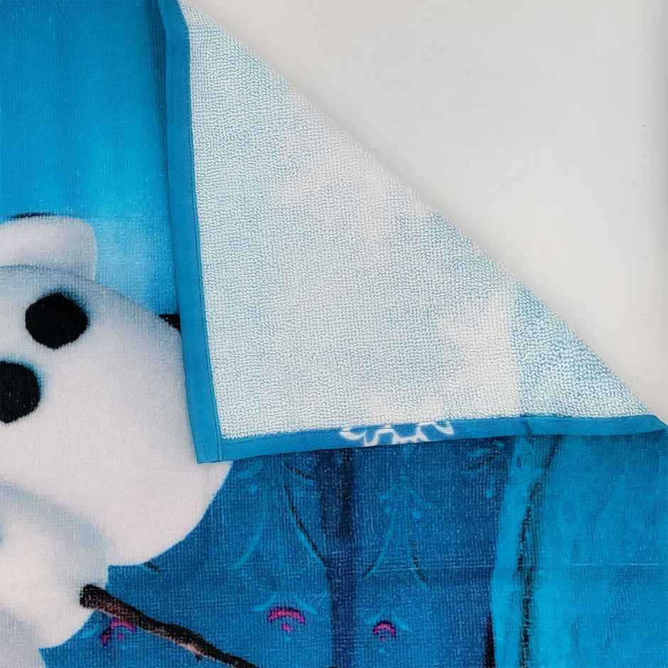 Sassoon Disney Frozen Cotton Bath Towel For Kids | Blue | 60 x 120 cm