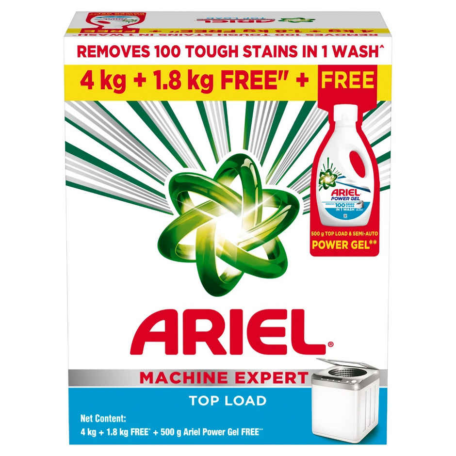 Ariel Matic Detergent Powder Top Load Liquid free|For Washing Machine