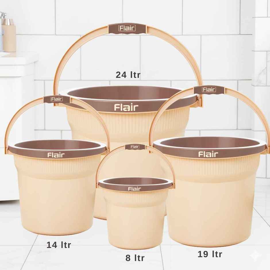Flair Estella Home Bucket | 19 L | Beige