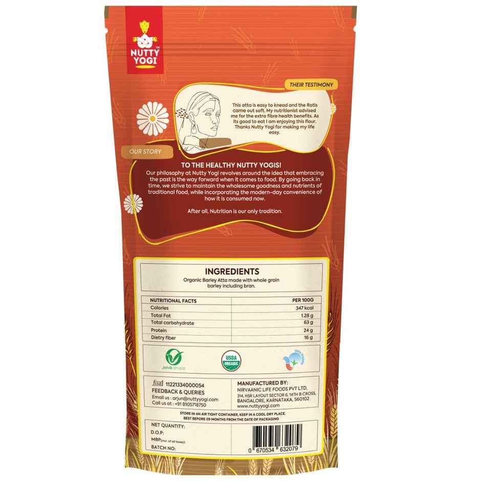 Nutty Yogi Barley Flour
