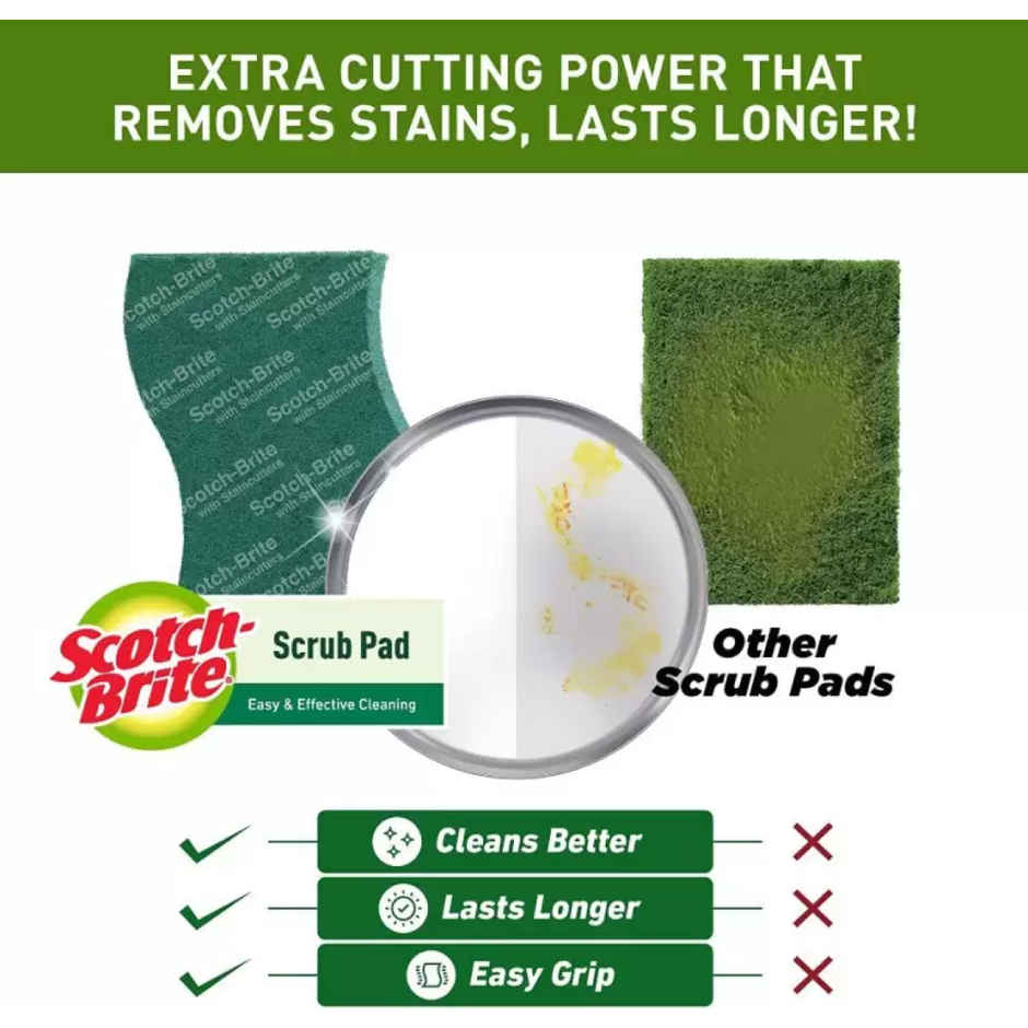 Scotch Brite Scrub Pad (Pack of 5)