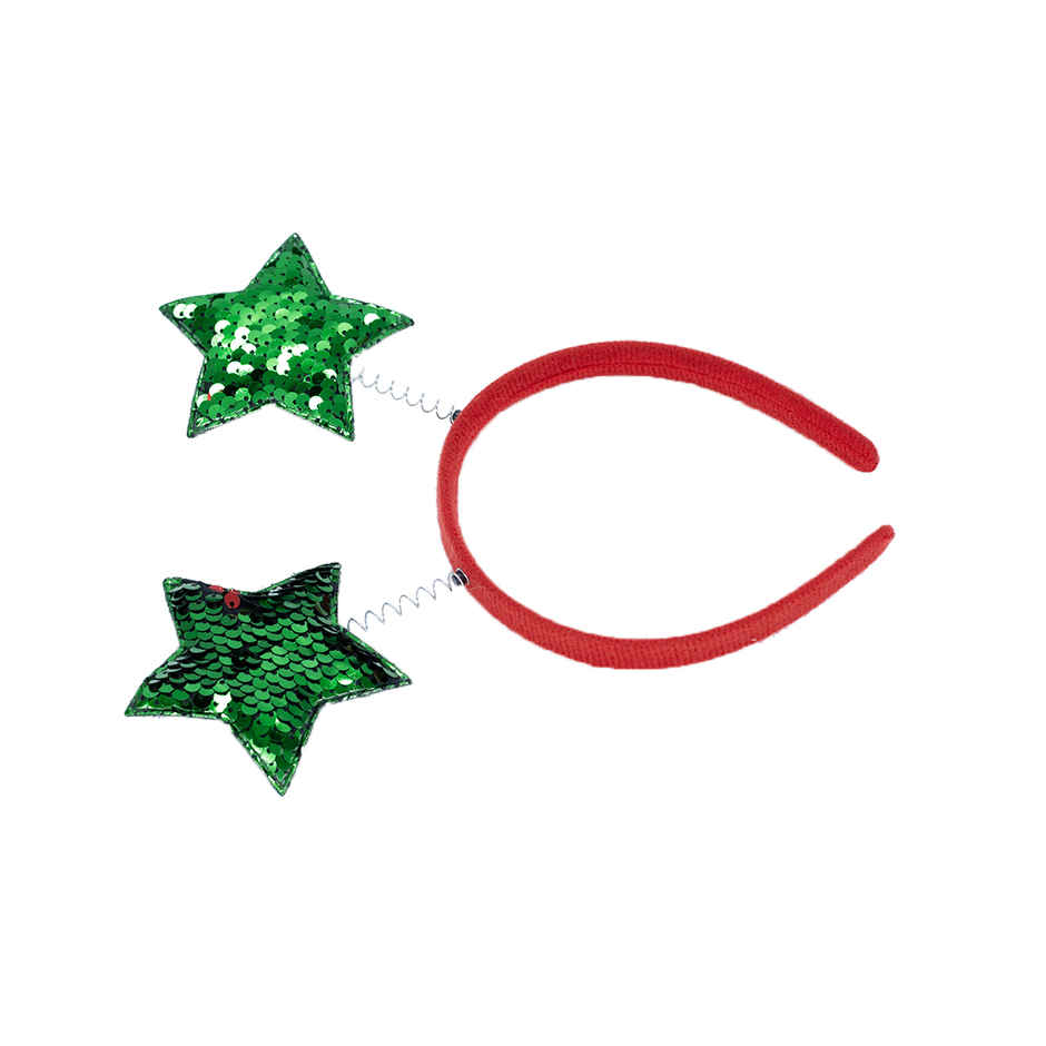 Christmas Star Spring Hairband | Assorted Color | Gullak