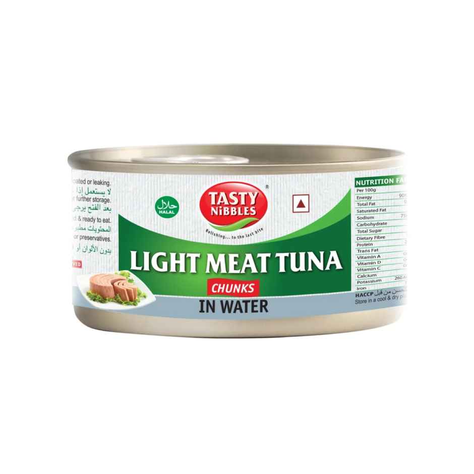 Tasty Nibbles Light Meat Tuna Chunks In Water Canned