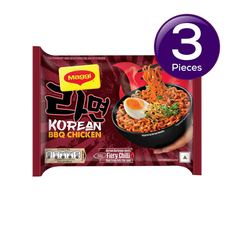 Maggi Korean Bbq Chicken Instant Noodles Non Veg Combo