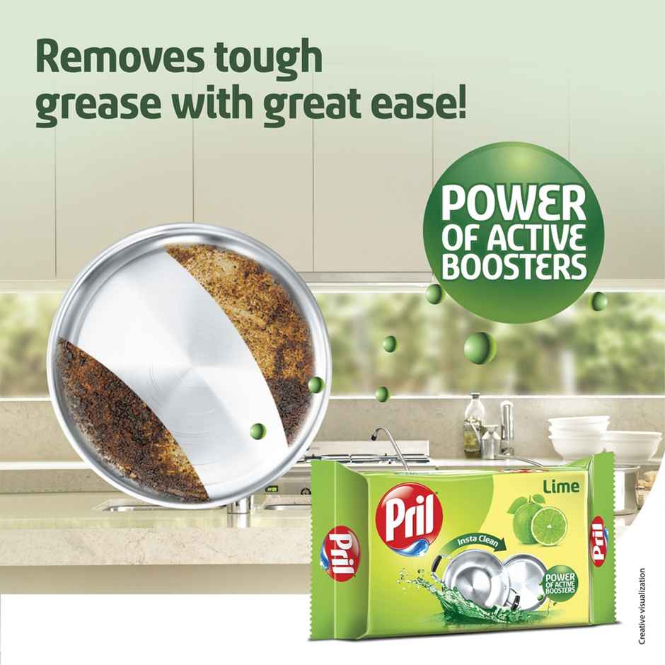 Pril The Power Of Active Boosters Lime Dishwash Bar