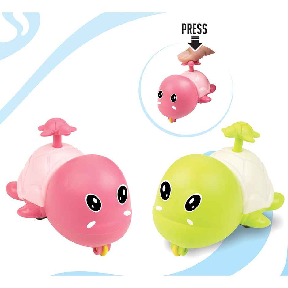 ITOYS Prees N Go Turtle (Colour May Vary)