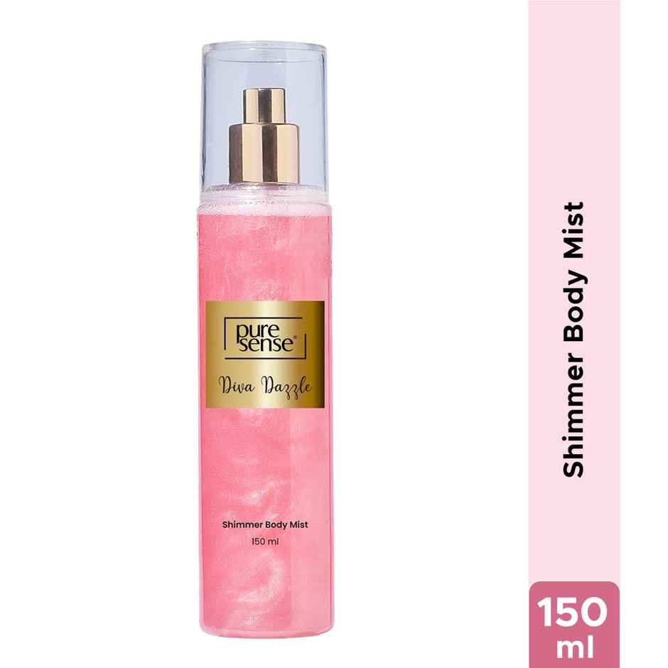 Puresense Diva Dazzle Pink Shimmer Spray Body Mist - For Women