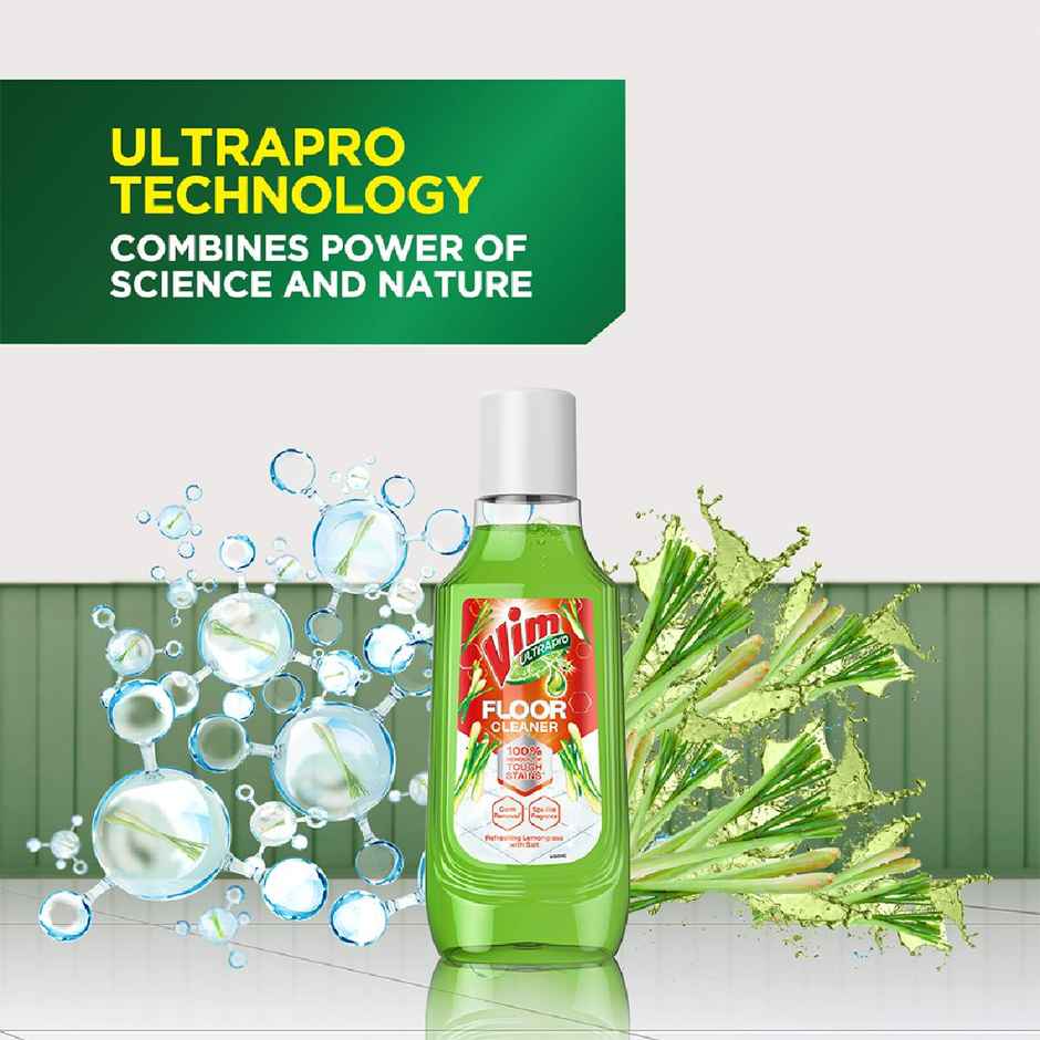 Vim Lemongrass With Salt Refreshing Floor Cleaner
