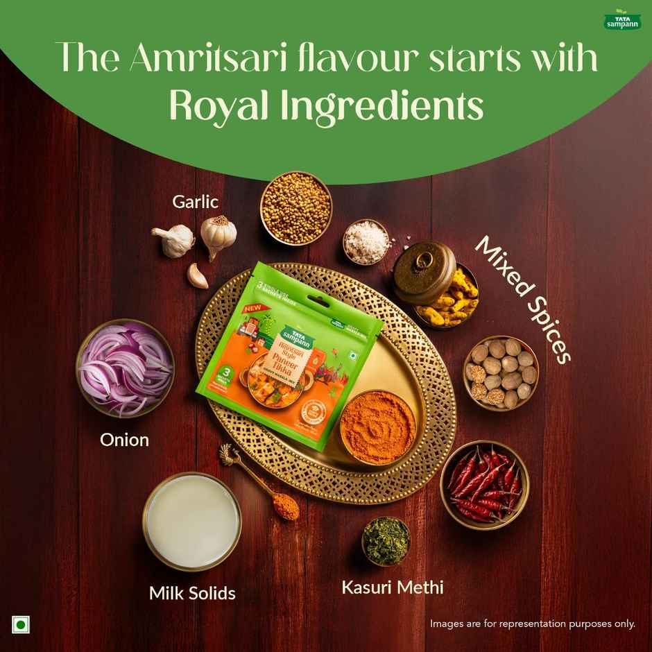 Tata Sampann Amritsari Style Paneer Tikka Gravy Masala Mix