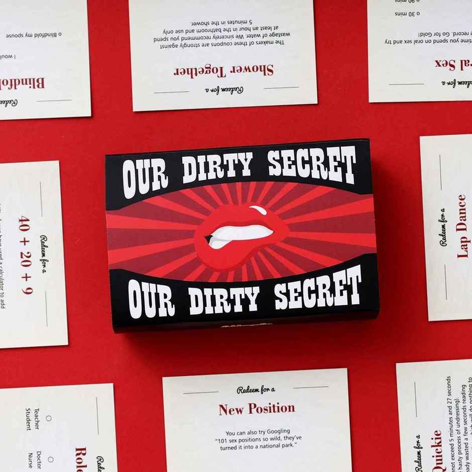 Our Dirty Secret Adult Role Play Card Game | Propcon