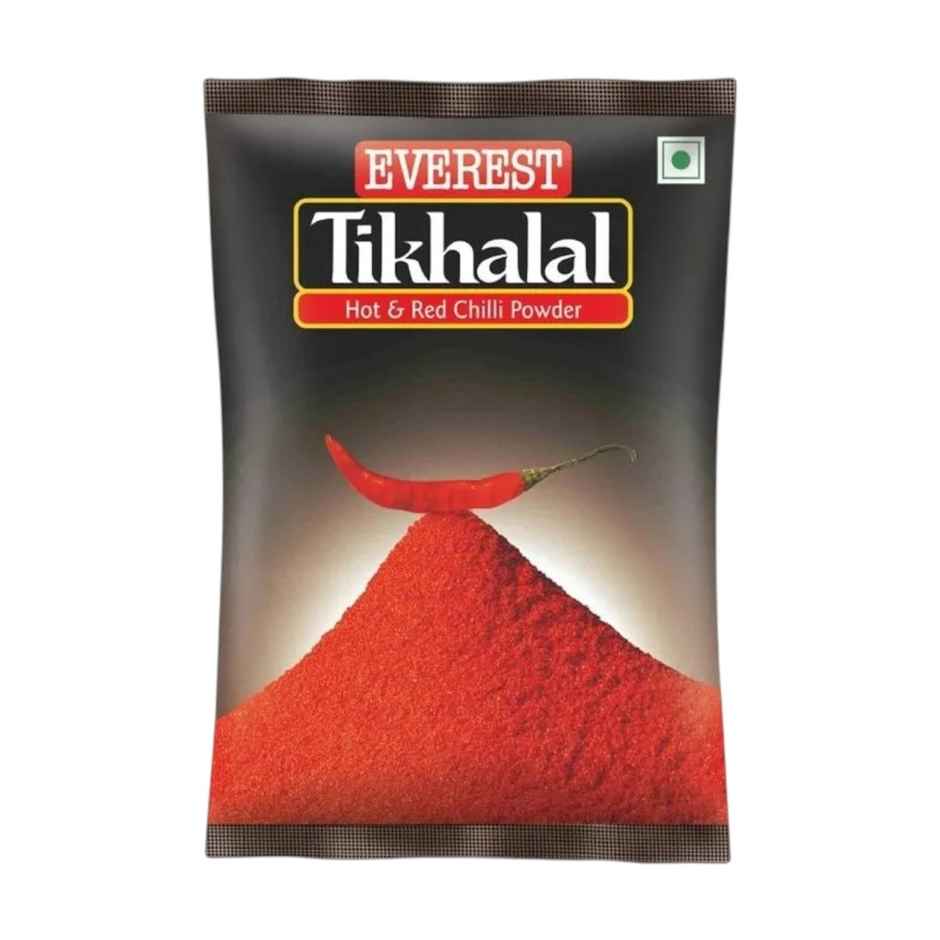 Everest Tikhalal Hot & Red Chilli Powder (Pouch)