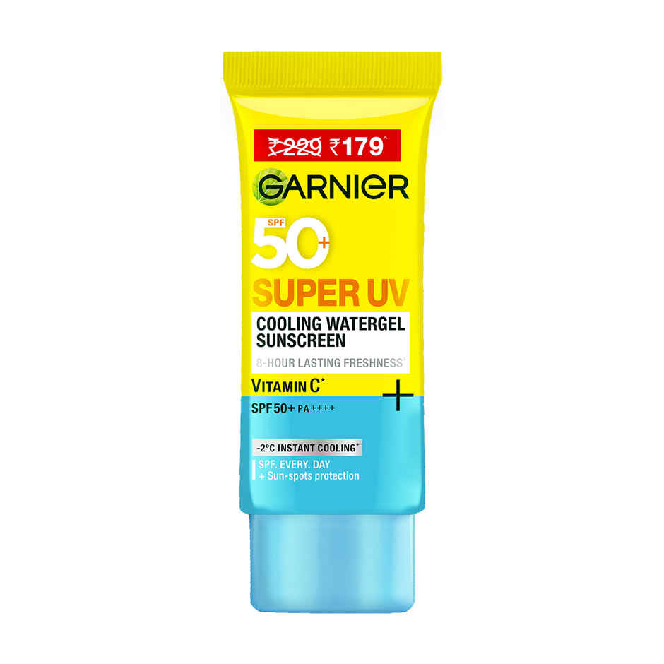 Garnier Super UV Cooling Water Gel Sunscreen Promo | 8 Hr freshness | No White Cast | SPF 50 PA++++