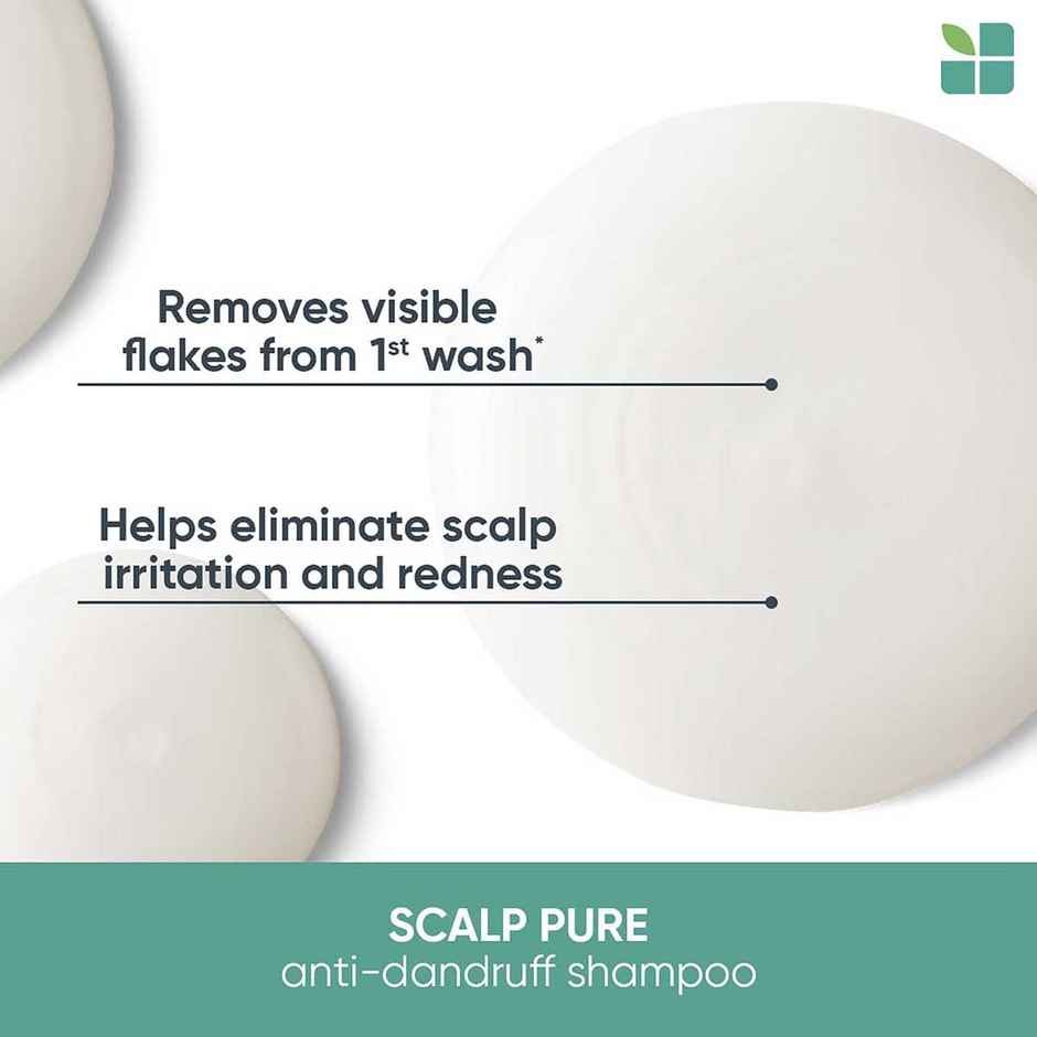 BIOLAGE SCALPPURE Anti-Dandruff Shampoo, 72 HR Scalp Detox, Vegan, No Added Parabens