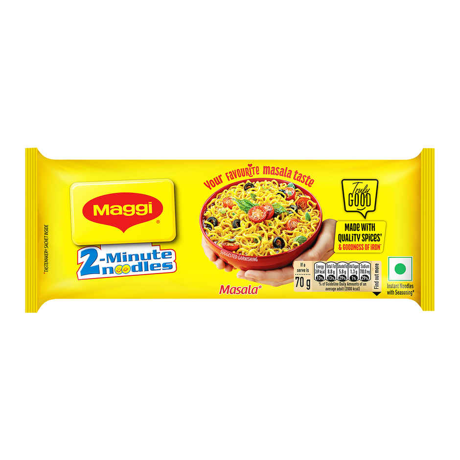 Pepsi Soft Drink(750ml) & Maggi 2- Minute Instant Masala Noodles(280gms) Combo