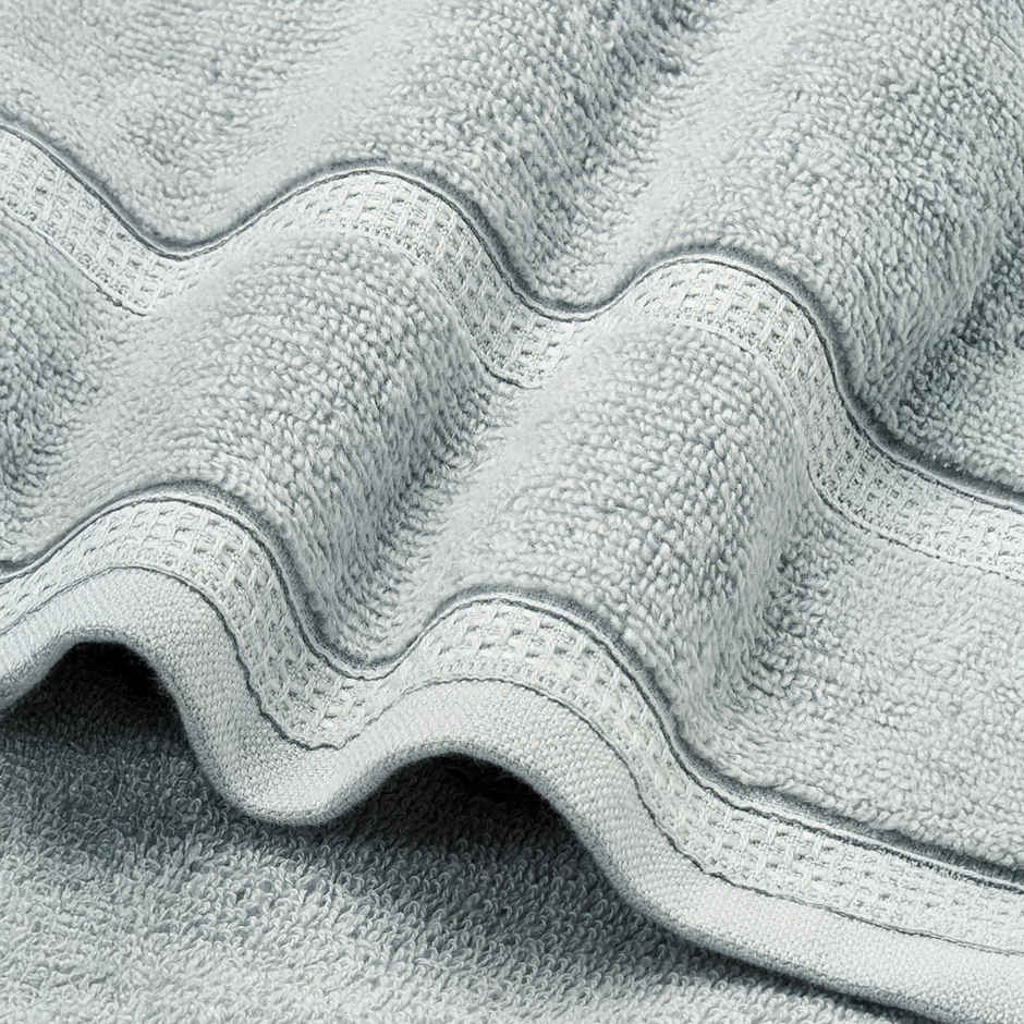 Himeya Zero Twist 350 GSM Cotton Bath Towel Grey