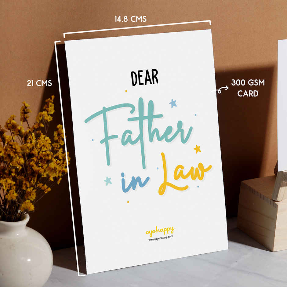 Oye Happy Father-In-Law Card