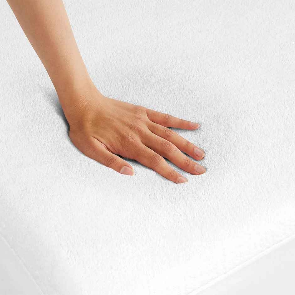 Story@Home Terry 100% Waterproof and Dustproof Single Size Mattress Protector White | 78 x 36 inch