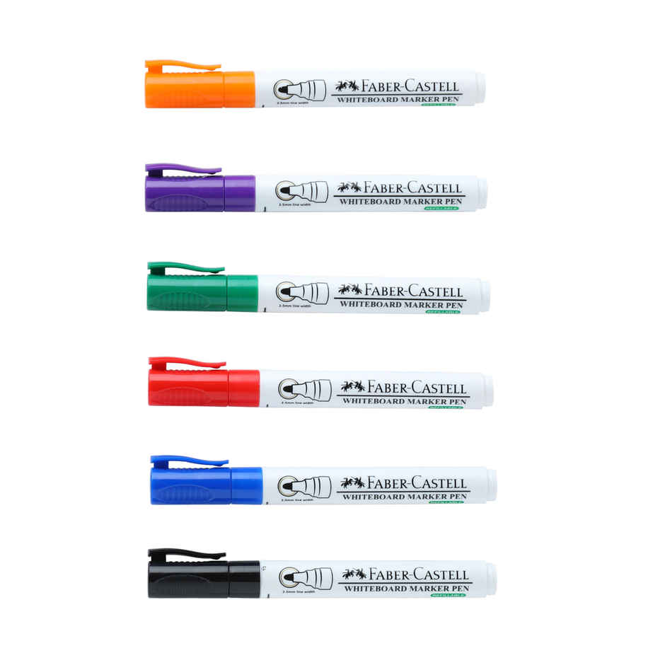 Faber-Castell Whiteboard Marker Set (Pack Of 6)