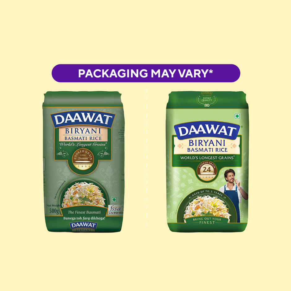 Daawat Biryani Pure Basmati Rice | Extra Long Grain