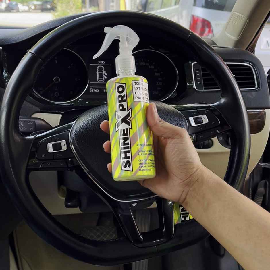 ShineXPro Car Interior Cleaner & Protectant | Citrus Scent | Safe For All Surfaces | Prevent Fading