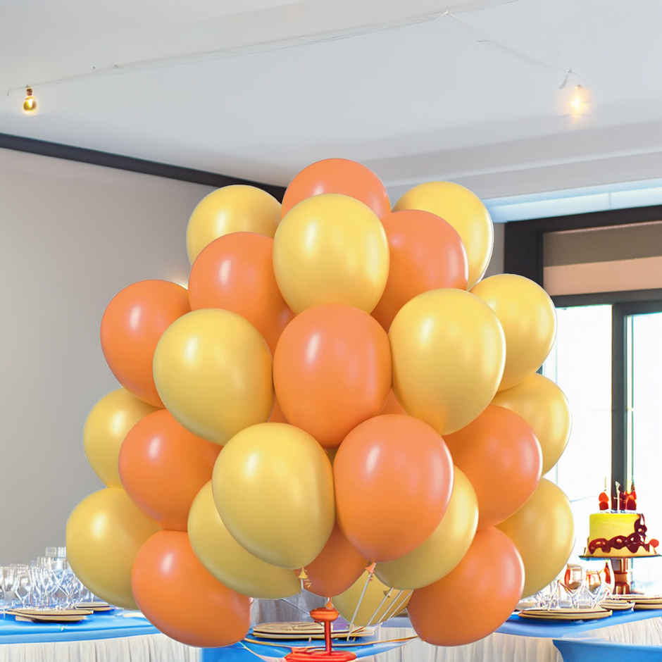 Balloon Orange & Yellow | Let's Vybe