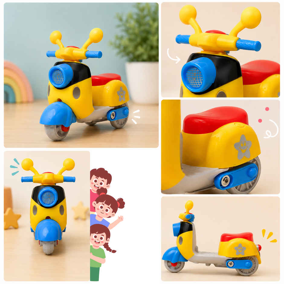 Toytales Mini Scooter | Friction Mini Vehicle |Toys For Boys | Vehicle Toys