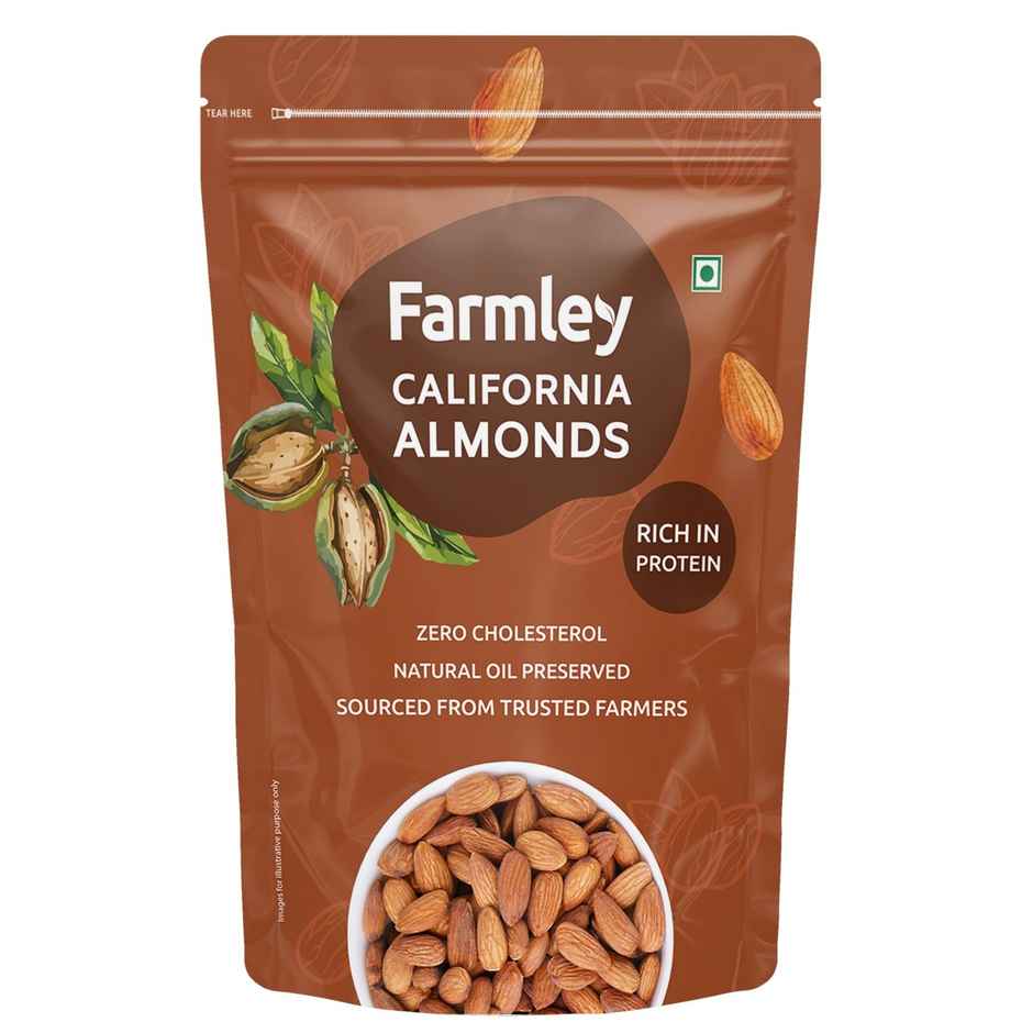 Farmley 100% Natural California Almonds - Badam