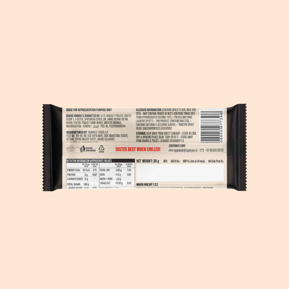 SuperYou Cookies & Cream Mini Wafer Protein Bar
