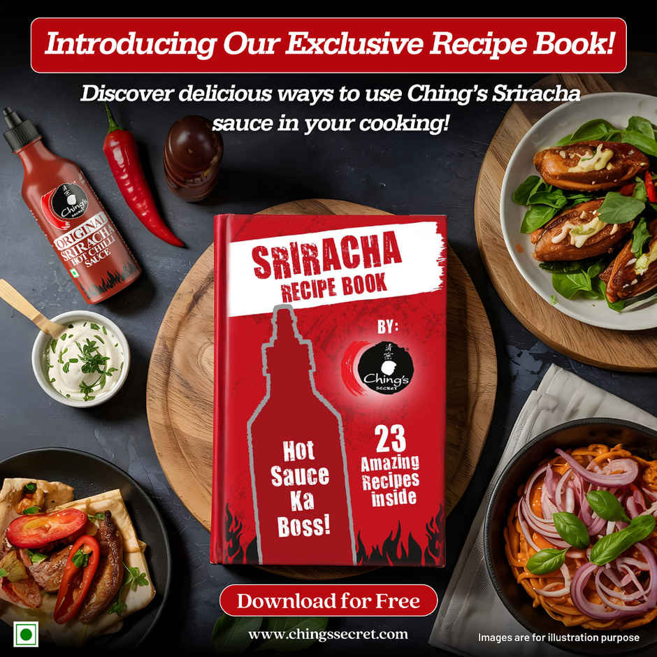 Ching's Secret Original Sriracha Hot Chilli Sauce (Red), Dip, Spread, Cook, Drizzle