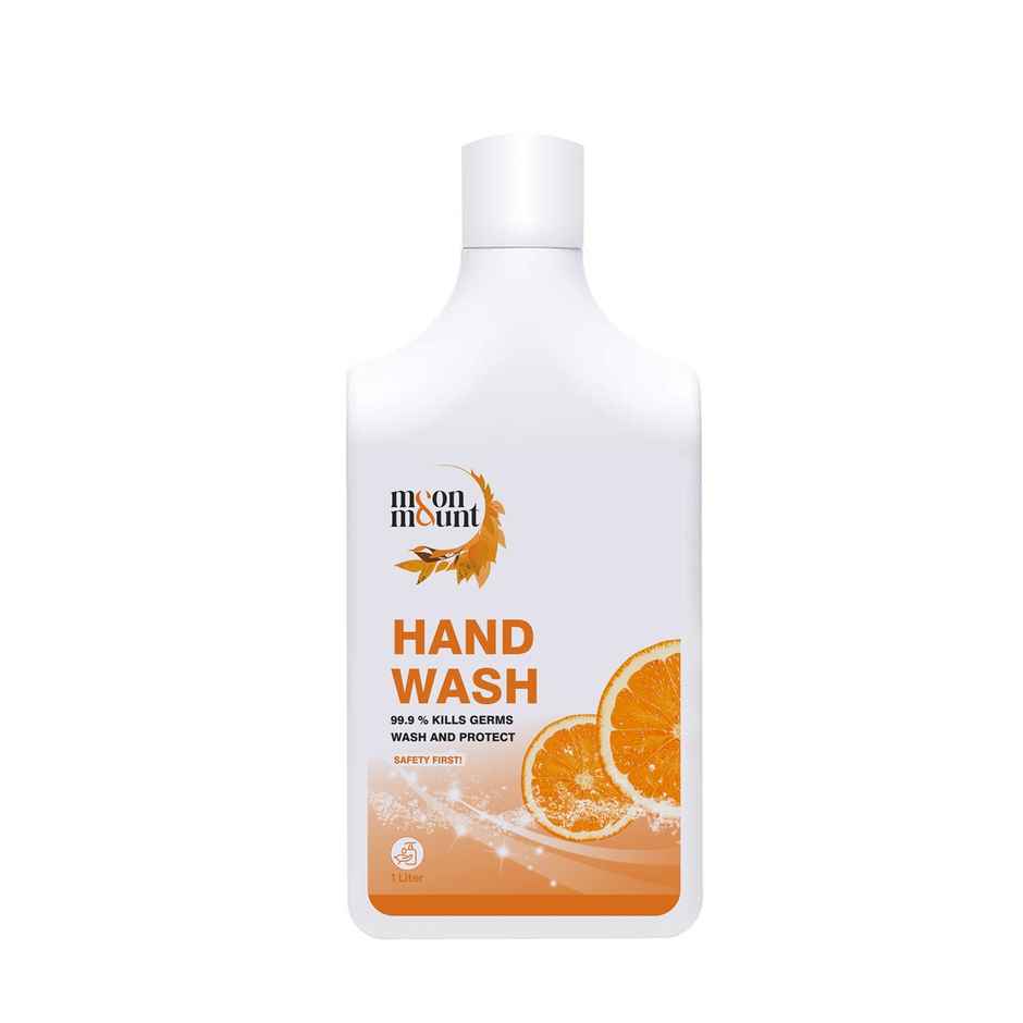 Moon And Mount Hand Wash Protection From Germs Hand Wash Liquids (Orange) 1 l