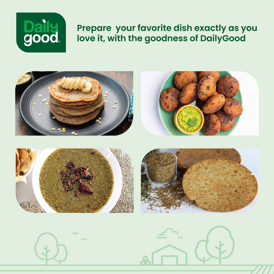 Daily Good Jowar Flour / Sorghum Millet(500gms), Daily Good Ragi / Finger Millet Flour(500gms) & Daily Good Bajra / Pearl Millets(500gms) & Daily Good Kangi / Foxtail Millet(500gms) Combo