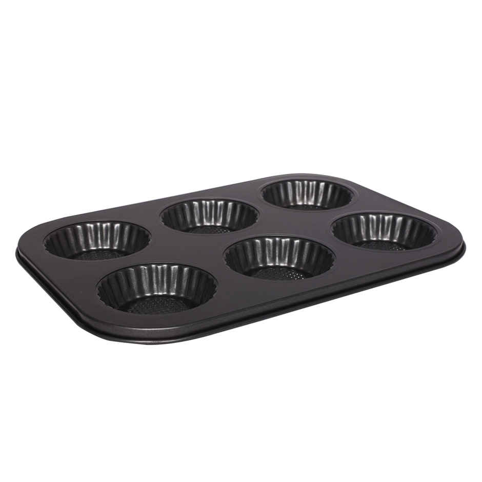 Cake and Cupcake Mould with 6 Cavity - Small