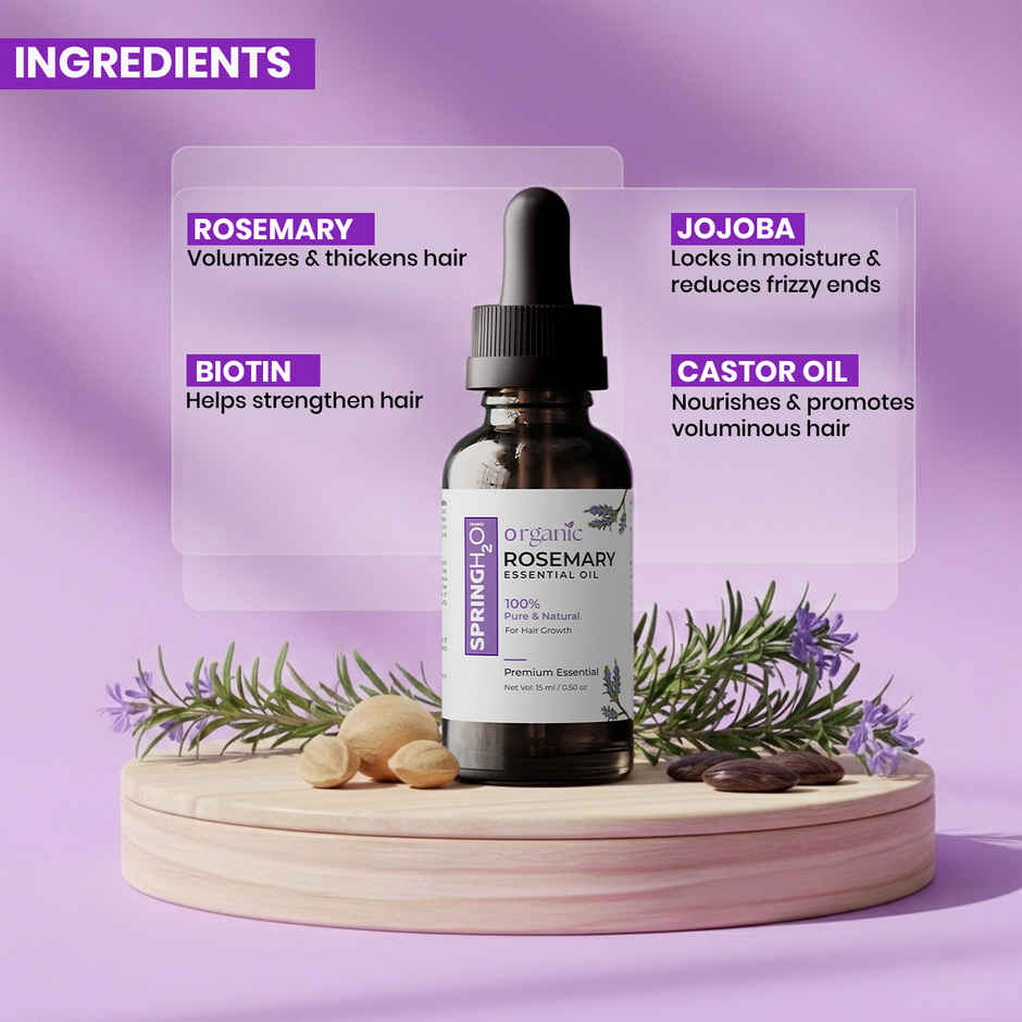 Spring H2O Rosemary Organic Essential Oil