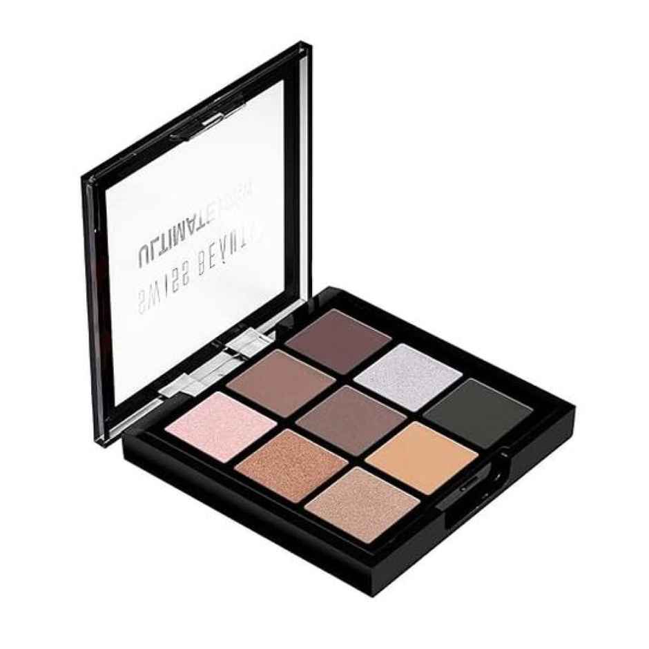 Swiss Beauty Ultimate 9 Pigmented Colors Eyeshadow Palette - Shade 05